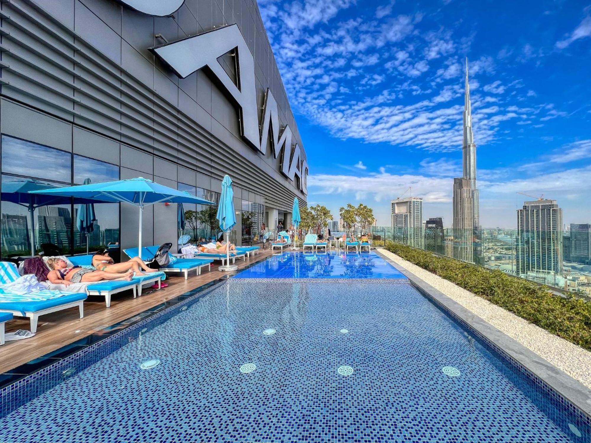Apartamento Highest Infinity Pool In Downtown Dubái Exterior foto